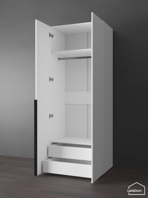 Шкаф Linnea MHR-2-3 2050х800х510 (Белый-М 11.1.2) в Новоуральске - novouralsk.ok-mebel.com | фото 5