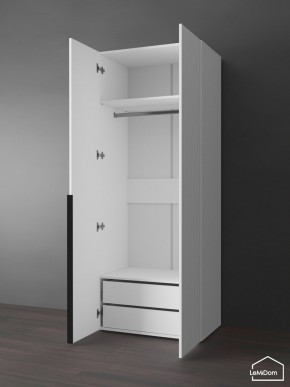 Шкаф Linnea MHR-2-3 2050х800х510 (Белый-М 11.1.2) в Новоуральске - novouralsk.ok-mebel.com | фото 6
