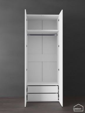 Шкаф Linnea MHR-2PO-3 2050х800х510 (Белый-М 11.1.2) в Новоуральске - novouralsk.ok-mebel.com | фото 4