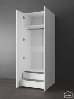 Шкаф Linnea MHR-2PO-3 2050х800х510 (Белый-М 11.1.2) в Новоуральске - novouralsk.ok-mebel.com | фото 5
