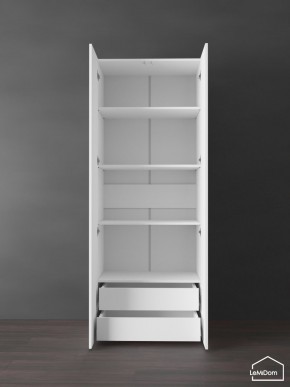Шкаф Linnea MHR-2PO-4 2050х800х510 (Белый-М 11.1.2) в Новоуральске - novouralsk.ok-mebel.com | фото 6