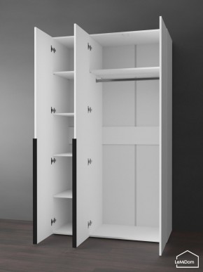 Шкаф Linnea MHR-3-1 2050х1200х510 (Белый-М 11.1.2) в Новоуральске - novouralsk.ok-mebel.com | фото 5