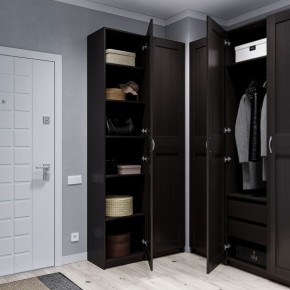 Шкаф МАКС однодверный узкий, цвет Дуб Венге в Новоуральске - novouralsk.ok-mebel.com | фото 4