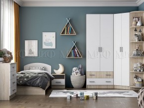 МАРТИНА Шкаф (Белый глянец/дуб сонома) в Новоуральске - novouralsk.ok-mebel.com | фото 3