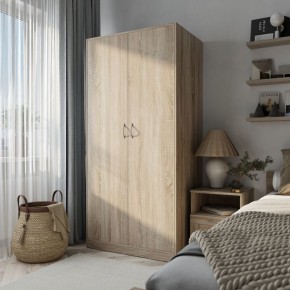 Шкаф ОРИОН двухдверный, цвет Дуб Сонома в Новоуральске - novouralsk.ok-mebel.com | фото 4