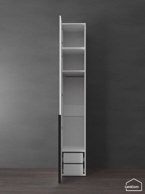 Шкаф с антресолью Linnea MHR-1A-3 2450х400х510 (Белый-М 11.1.1) в Новоуральске - novouralsk.ok-mebel.com | фото 5