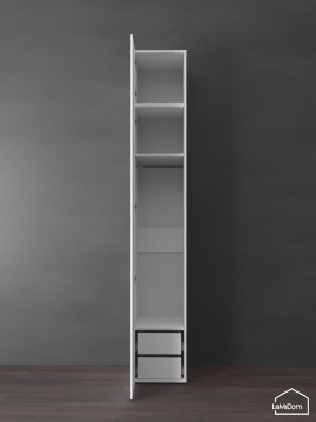 Шкаф с антресолью Linnea MHR-1POA-3 2450х400х510 (Белый-М 11.1.2) в Новоуральске - novouralsk.ok-mebel.com | фото 5