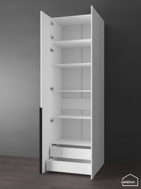 Шкаф с антресолью Linnea MHR-2A-4 2450х800х510 (Белый-М 11.1.2) в Новоуральске - novouralsk.ok-mebel.com | фото 5