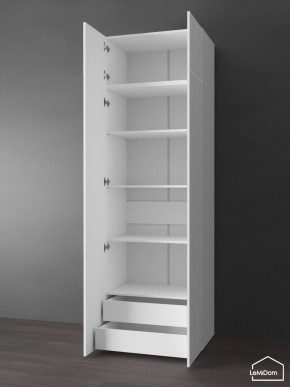 Шкаф с антресолью Linnea MHR-2POA-4 2450х800х510 (Белый-М 11.1.2) в Новоуральске - novouralsk.ok-mebel.com | фото 5