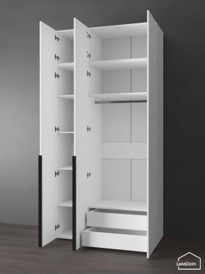 Шкаф с антресолью Linnea MHR-3A-2 2450х1200х510 (Белый-М 11.1.2) в Новоуральске - novouralsk.ok-mebel.com | фото 5