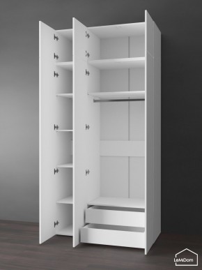 Шкаф с антресолью Linnea MHR-3POA-2 2450х1200х510 (Белый-М 11.1.2) в Новоуральске - novouralsk.ok-mebel.com | фото 5