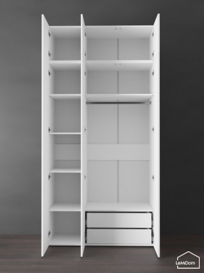Шкаф с антресолью Linnea MHR-3POA-2 2450х1200х510 (Белый-М 11.1.2) в Новоуральске - novouralsk.ok-mebel.com | фото 6
