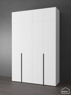 Шкаф с антресолью Linnea MHR-4A-1 2450х1600х510 (Белый-М 11.1.2) в Новоуральске - novouralsk.ok-mebel.com | фото
