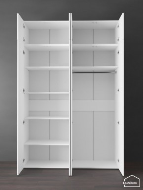 Шкаф с антресолью Linnea MHR-4POA-1 2450х1600х510 (Белый-М 11.1.2) в Новоуральске - novouralsk.ok-mebel.com | фото 4