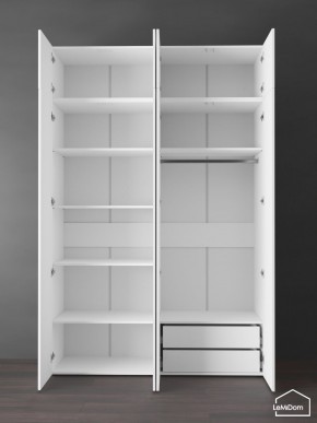 Шкаф с антресолью Linnea MHR-4POA-2 2450х1600х510 (Белый-М 11.1.2) в Новоуральске - novouralsk.ok-mebel.com | фото 5