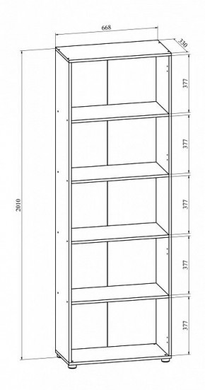 Шкаф-витрина Офис ОФ-303К в Новоуральске - novouralsk.ok-mebel.com | фото 2