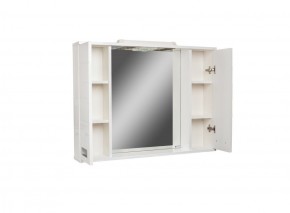Шкаф-зеркало Cube 90 Эл. Домино (DC5012HZ) в Новоуральске - novouralsk.ok-mebel.com | фото 3