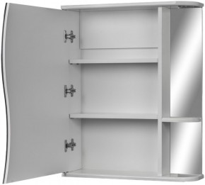 Шкаф-зеркало Волна 1-60 левый АЙСБЕРГ (DA1034HZ) в Новоуральске - novouralsk.ok-mebel.com | фото 2