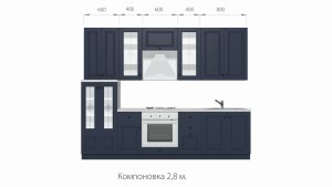 Кухонный гарнитур Вена в Новоуральске - novouralsk.ok-mebel.com | фото 3