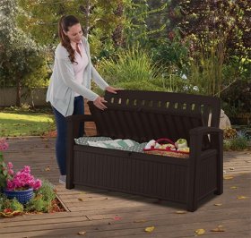 Скамья Patio Bench коричневый в Новоуральске - novouralsk.ok-mebel.com | фото 2