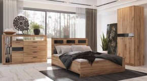 ГАММА Спальный гарнитур (модульный) дуб вотан в Новоуральске - novouralsk.ok-mebel.com | фото 2