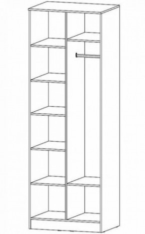 ГАММА Спальный гарнитур (модульный) дуб вотан в Новоуральске - novouralsk.ok-mebel.com | фото 9