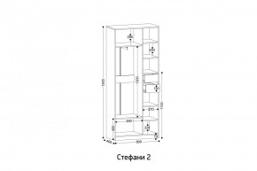 СТЕФАНИ-2 Шкаф в Новоуральске - novouralsk.ok-mebel.com | фото 2