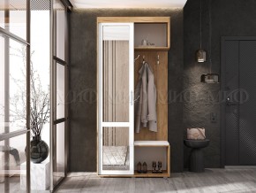 СТЕЛЛА-1 Прихожая (ЛДСП) дуб крафт/белый в Новоуральске - novouralsk.ok-mebel.com | фото