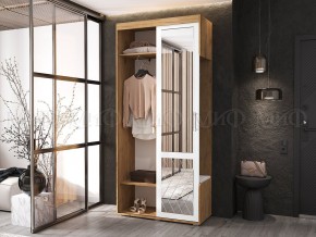 СТЕЛЛА-1 Прихожая (ЛДСП) дуб крафт/белый в Новоуральске - novouralsk.ok-mebel.com | фото 3