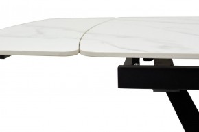 Стол ALATRI 120 MATT WHITE MARBLE SOLID CERAMIC / BLACK, ®DISAUR в Новоуральске - novouralsk.ok-mebel.com | фото 5