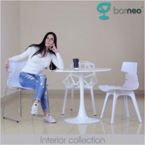 Стол Barneo T-3 Tulip style (RAL9003 белый, D90) в Новоуральске - novouralsk.ok-mebel.com | фото 6