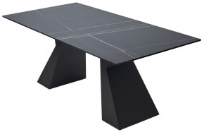 Стол БОГАРТ 200 TITANIUM BLACK PULIDO, керамика / Черный М-City в Новоуральске - novouralsk.ok-mebel.com | фото 5