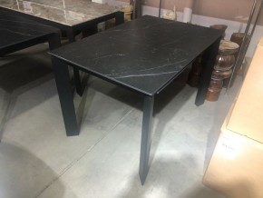 Стол CORNER 120 MATT BLACK MARBLE SOLID CERAMIC / BLACK, ®DISAUR в Новоуральске - novouralsk.ok-mebel.com | фото 2