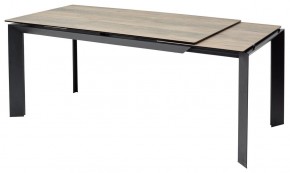 Стол CREMONA 180 KL-61 Под дерево, итальянская керамика / черный каркас, ®DISAUR в Новоуральске - novouralsk.ok-mebel.com | фото 7