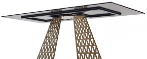 Стол ENNA 220 KL-188 Контрастный мрамор матовый, итальянская керамика/ каркас цвета шампань, ®DISAUR в Новоуральске - novouralsk.ok-mebel.com | фото 12