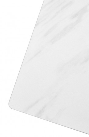 Стол FONDI 180 MARBLES KL-99 Белый мрамор матовый, итальянская керамика/ черный каркас, ®DISAUR в Новоуральске - novouralsk.ok-mebel.com | фото 6
