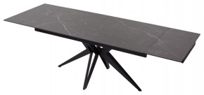 Стол FORIO 160 MATT BLACK MARBLE SOLID CERAMIC / BLACK, ®DISAUR в Новоуральске - novouralsk.ok-mebel.com | фото 5