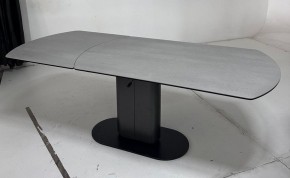 Стол KAI 140 TL-58 поворотная система раскладки, испанская керамика / Темно-серый / Черный, ®DISAUR в Новоуральске - novouralsk.ok-mebel.com | фото 4