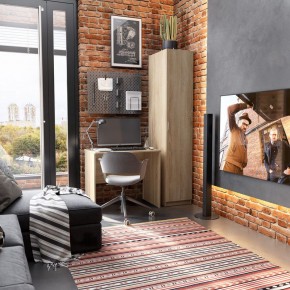 Стол КАСТОР письменный 80х50, цвет Дуб Сонома в Новоуральске - novouralsk.ok-mebel.com | фото 3
