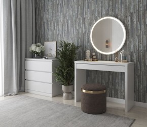Стол косметический Энкель 100 белый в Новоуральске - novouralsk.ok-mebel.com | фото 4