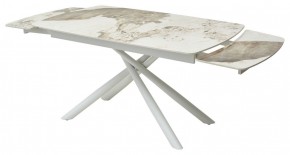 Стол RIVOLI 140 GLOSS LUXURY PANDORA SOLID CERAMIC / WHITE, ®DISAUR в Новоуральске - novouralsk.ok-mebel.com | фото 8