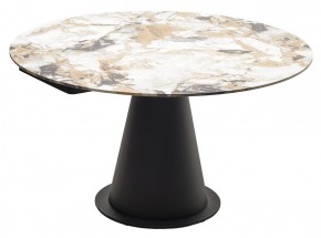 Стол TERAMO 135 GLOSS GRAND JADE SOLID CERAMIC, керамика, поворотн.механизм / Черный каркас, ®DISAUR в Новоуральске - novouralsk.ok-mebel.com | фото 15