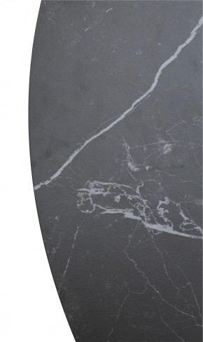 Стол TERNI 120 MATT BLACK MARBLE SOLID CERAMIC Черный мрамор матовый, керамика /Черн.каркас, ®DISAUR в Новоуральске - novouralsk.ok-mebel.com | фото 9