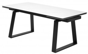 Стол VASTO 180 MARBLES KL-99 Белый мрамор матовый, итальянская керамика/ черный каркас, ®DISAUR в Новоуральске - novouralsk.ok-mebel.com | фото 4
