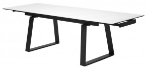 Стол VASTO 180 MARBLES KL-99 Белый мрамор матовый, итальянская керамика/ черный каркас, ®DISAUR в Новоуральске - novouralsk.ok-mebel.com | фото 9