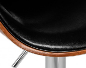 Стул барный DOBRIN KARTER, коричневое дерево, чёрный в Новоуральске - novouralsk.ok-mebel.com | фото 7