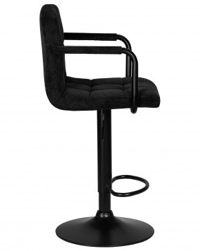 Стул барный DOBRIN KRUGER ARM BLACK, черный вельвет (LAR-E2041-52) в Новоуральске - novouralsk.ok-mebel.com | фото 3