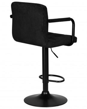 Стул барный DOBRIN KRUGER ARM BLACK, черный вельвет (LAR-E2041-52) в Новоуральске - novouralsk.ok-mebel.com | фото 4