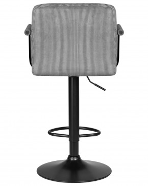 Стул барный DOBRIN KRUGER ARM BLACK, серый вельвет (LAR-E2041-25) в Новоуральске - novouralsk.ok-mebel.com | фото 5