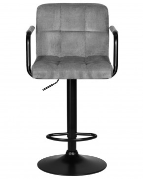 Стул барный DOBRIN KRUGER ARM BLACK, серый вельвет (LAR-E2041-25) в Новоуральске - novouralsk.ok-mebel.com | фото 6